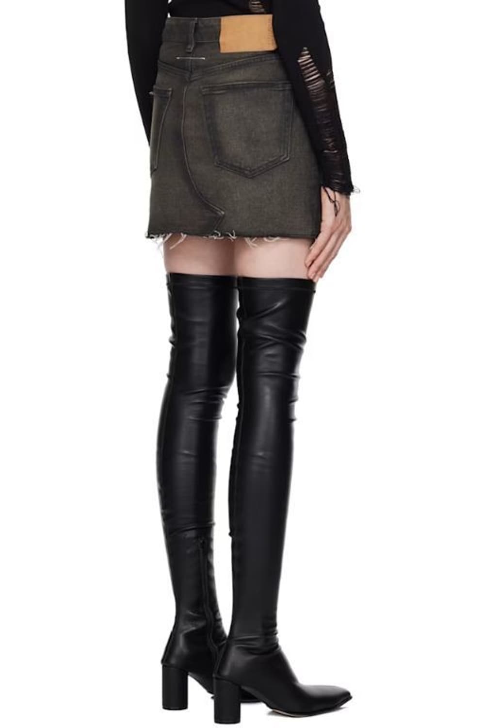 마르지엘라 MM6 워싱 데님 스커트 상품이미지9