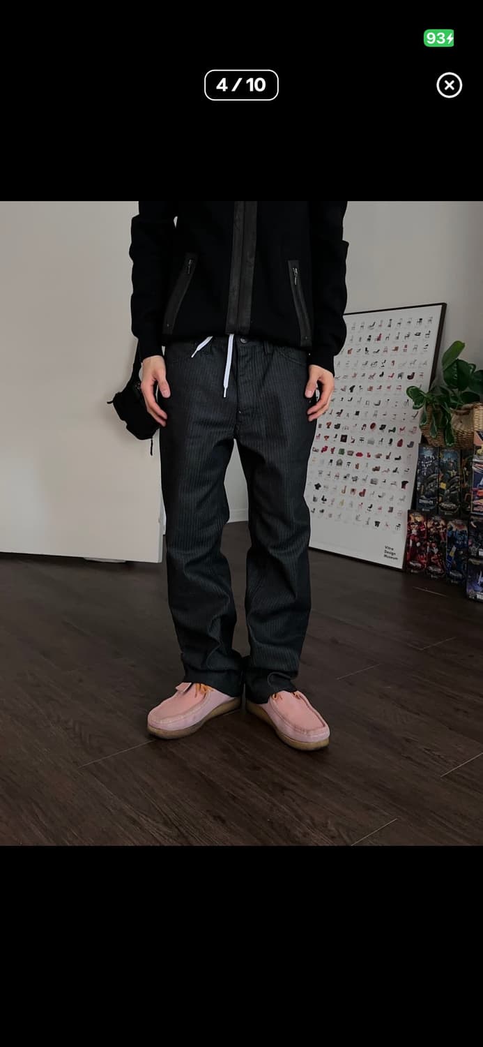 Jun Men 스트라이프 루지 트라우저 상품이미지1