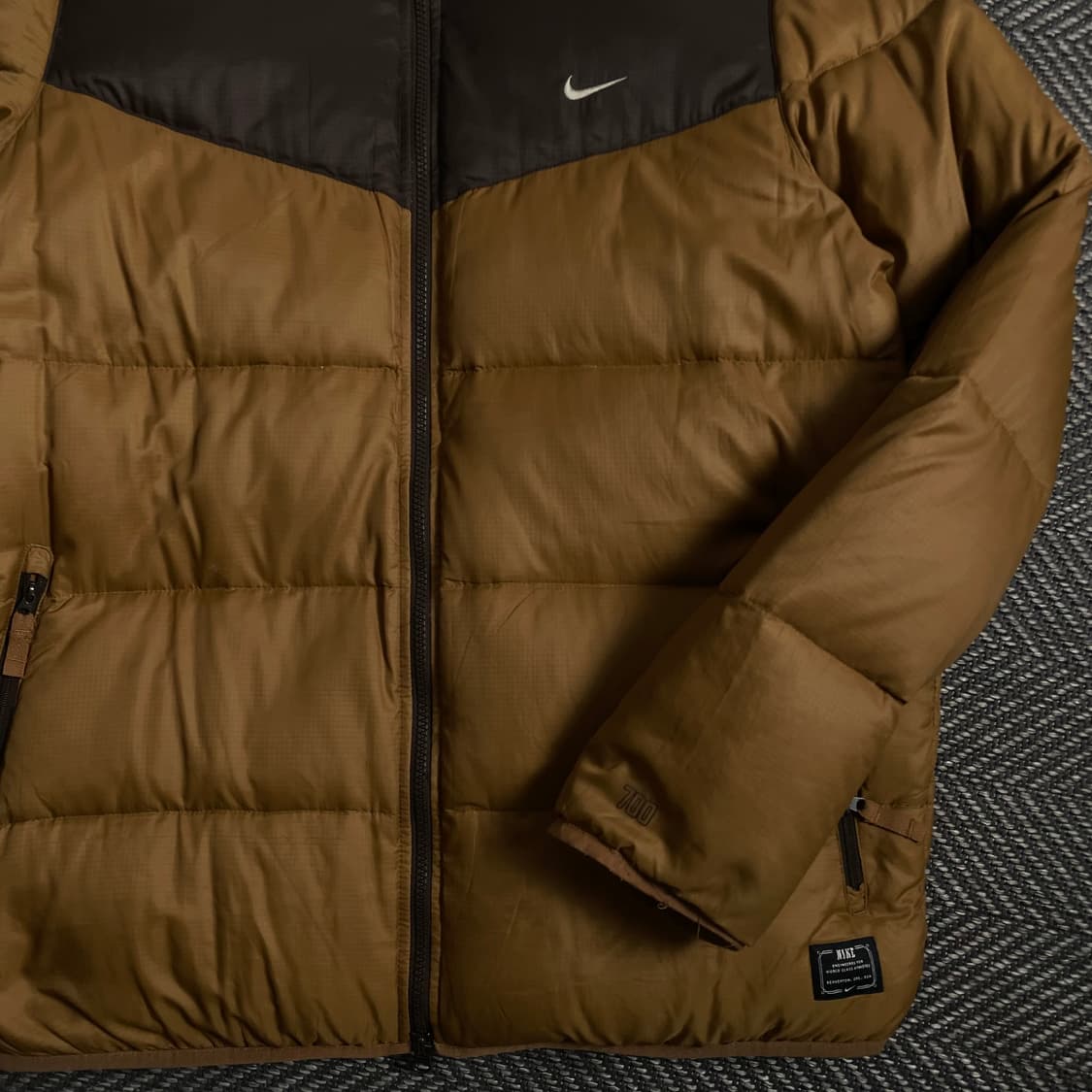 00s 나이키 올드스쿨 스우시 투톤 구스다운 후드 패딩y 4283 상품이미지6