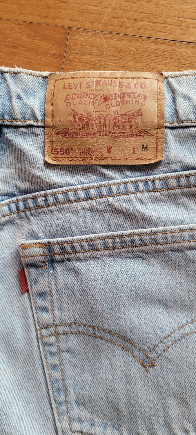 리바이스 550 블랭크탭 90's USA 상품이미지3