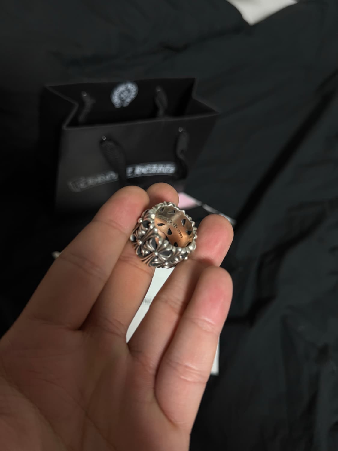 [US8.5] 크롬하츠 세메터리 라운드 링 상품이미지5