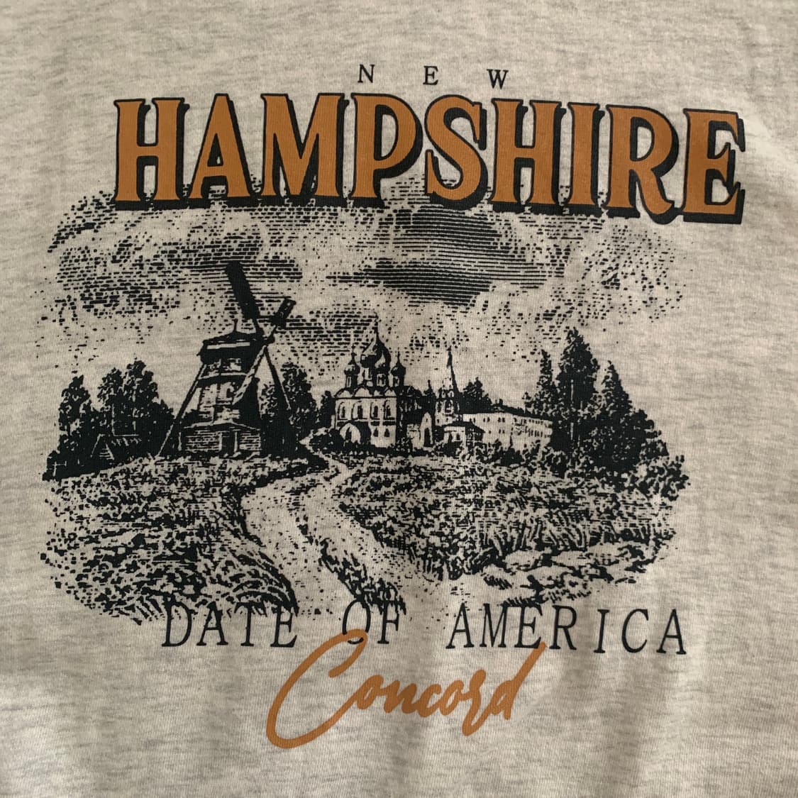 Dtm 햄프셔 레터링 루즈핏 남여공용 맨투맨 상품이미지4