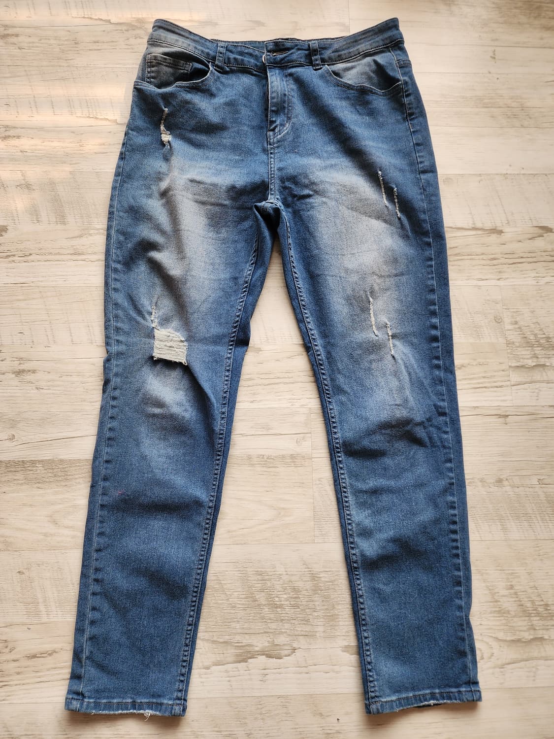 남자 스판 데님 팬츠 팜. 남성 청바지 (32~33)인치 중청남성 스판  상품이미지1