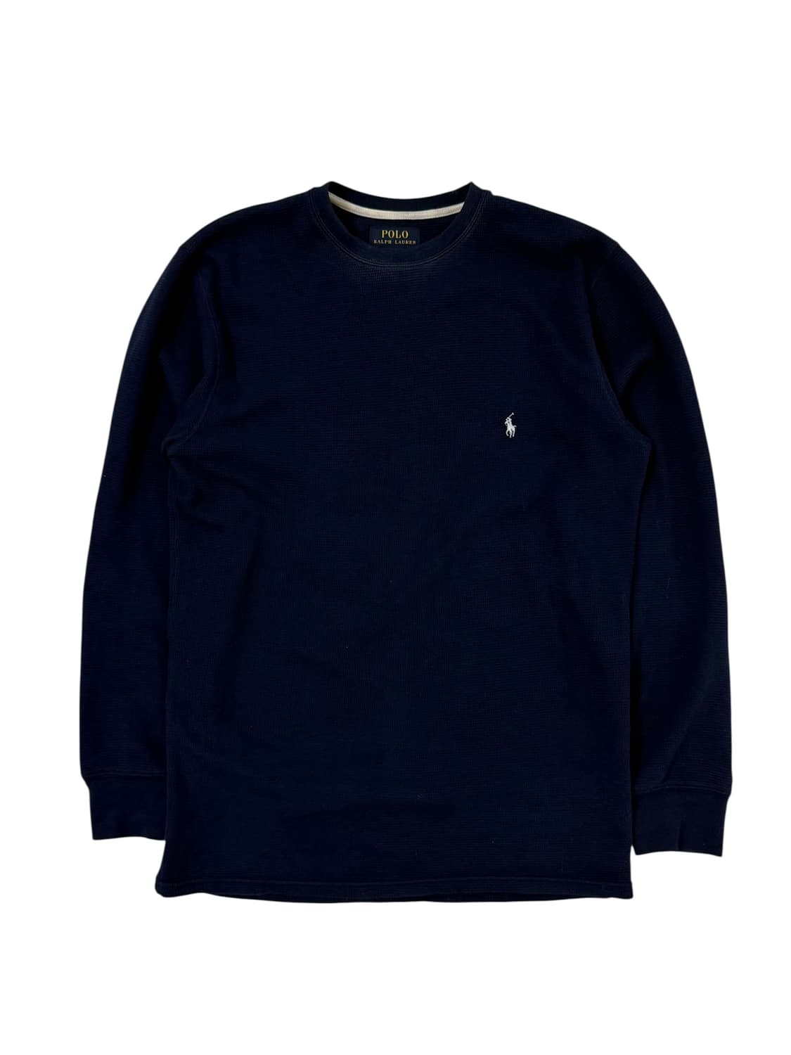 폴로 네이비 와플 니트 롱슬리브 상품이미지6