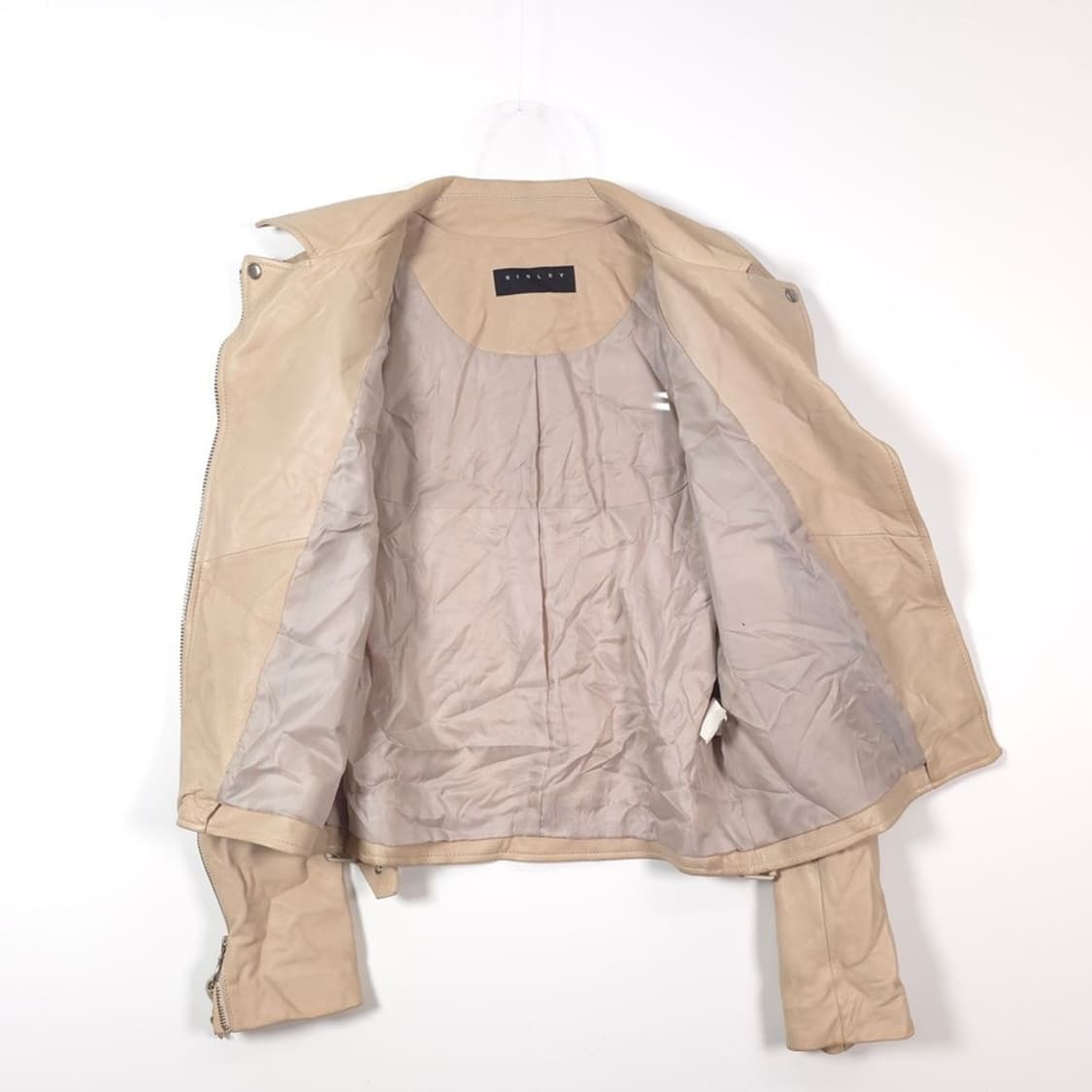 시슬리 이태리 기술제휴 리얼 램스킨 라이더 자켓 42 상품이미지5