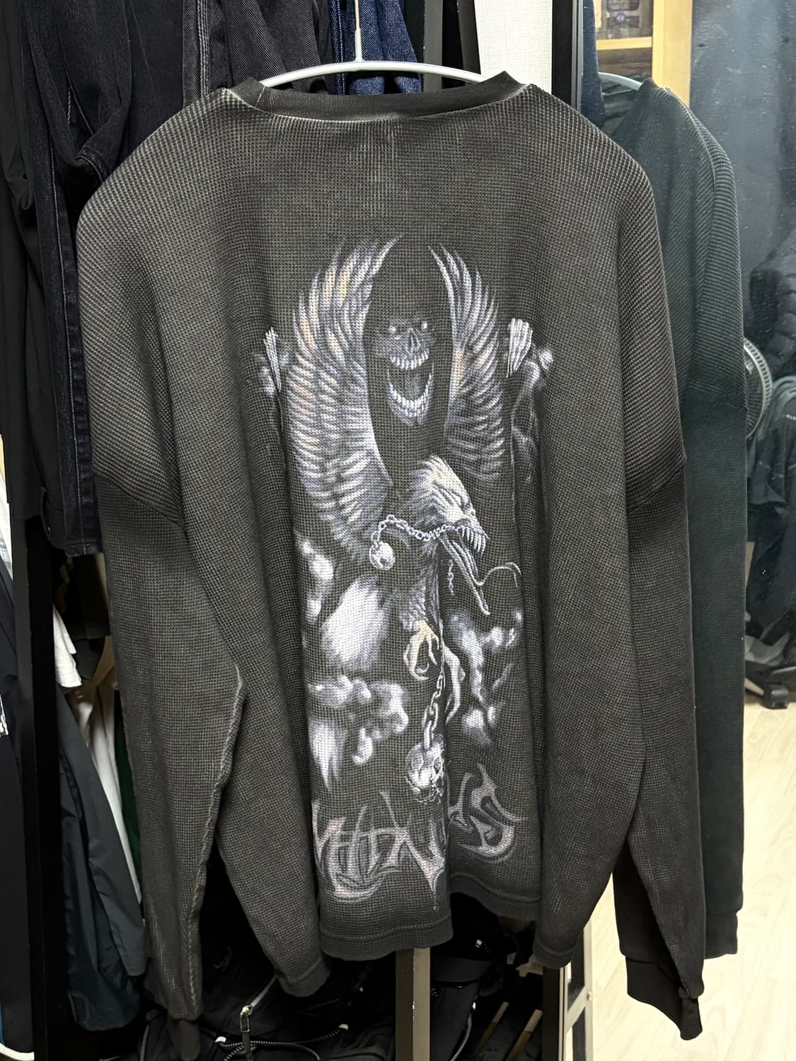 [XL] 트래비스 스캇 머천 써멀 롱슬리브 내한 머천다이즈 MD 상품이미지3