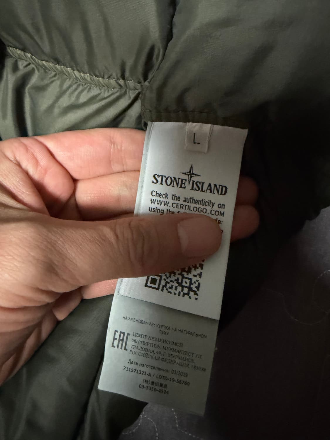 스톤아일랜드 레지나타 양털 패딩 점퍼 상품이미지6