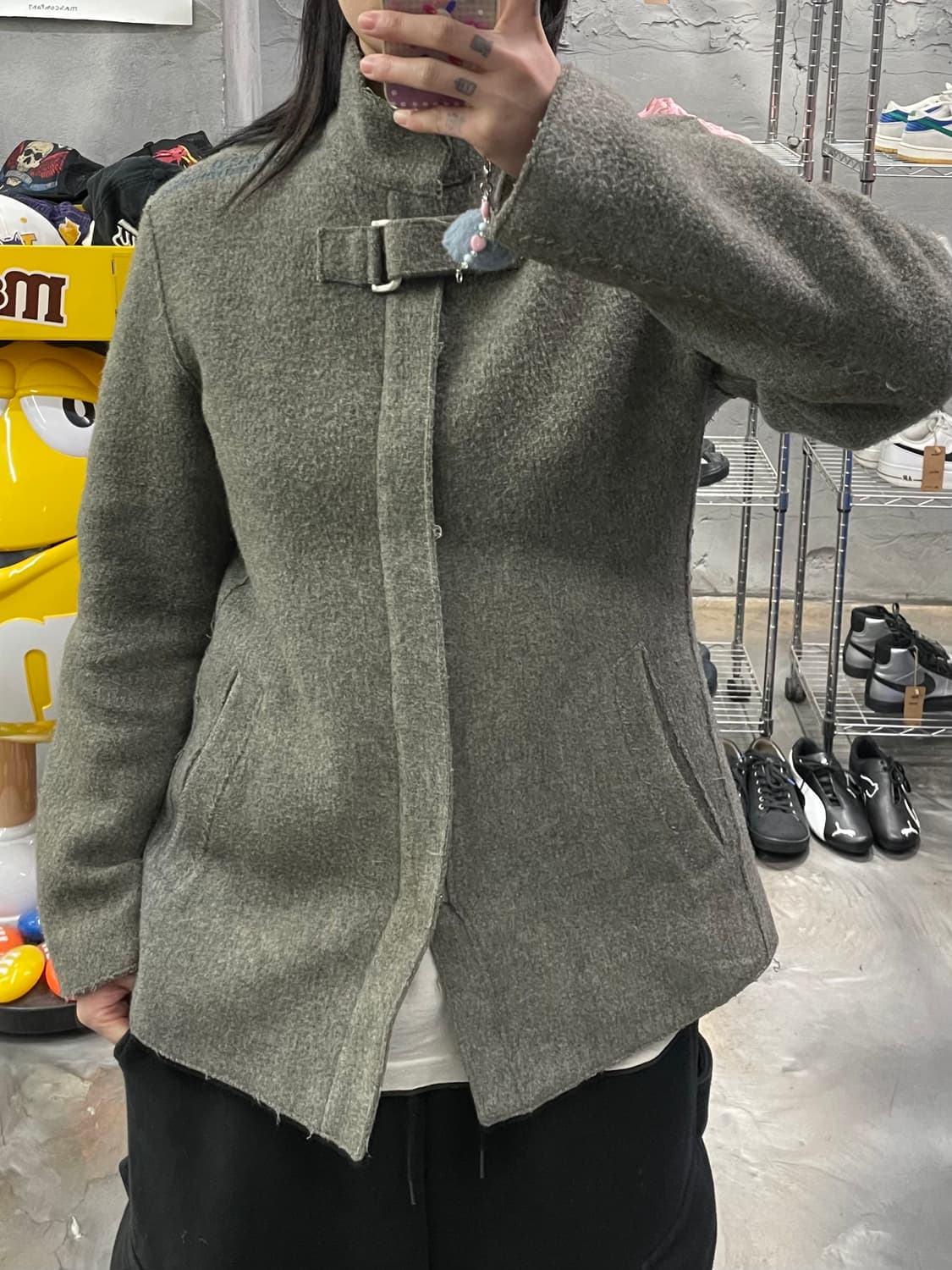 PPFM 울 하이넥 자켓 상품이미지10