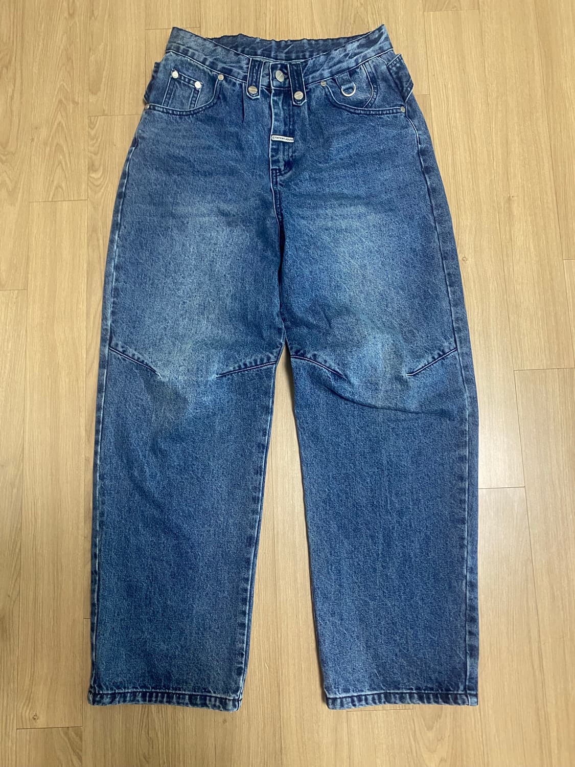 더바이닐하우스 커브드 데님 팬츠 블루 CURVED DENIM PANTS 상품이미지2