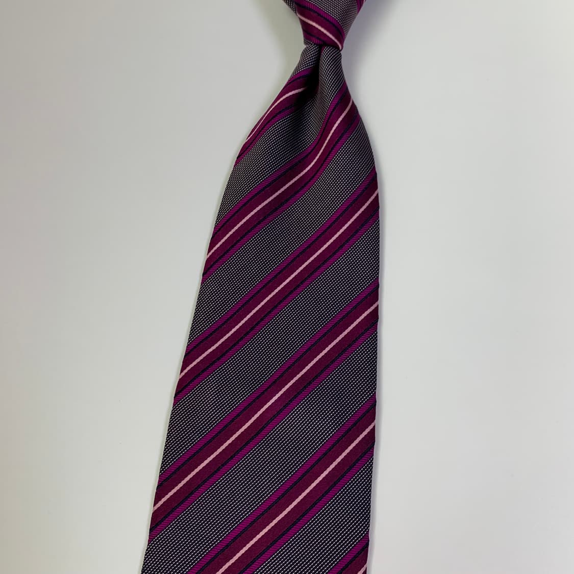 휴고보스(HUGO BOSS) 스트라이프 넥타이 명품 최상급 A+ 상품이미지9