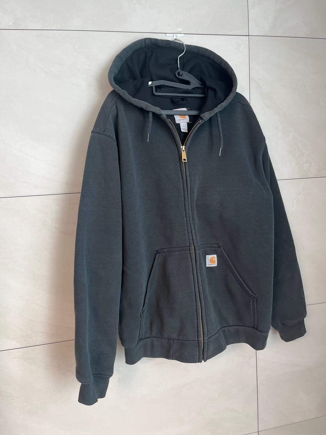 칼하트 미드웨이트 후드집업 블랙 (S)  상품이미지2