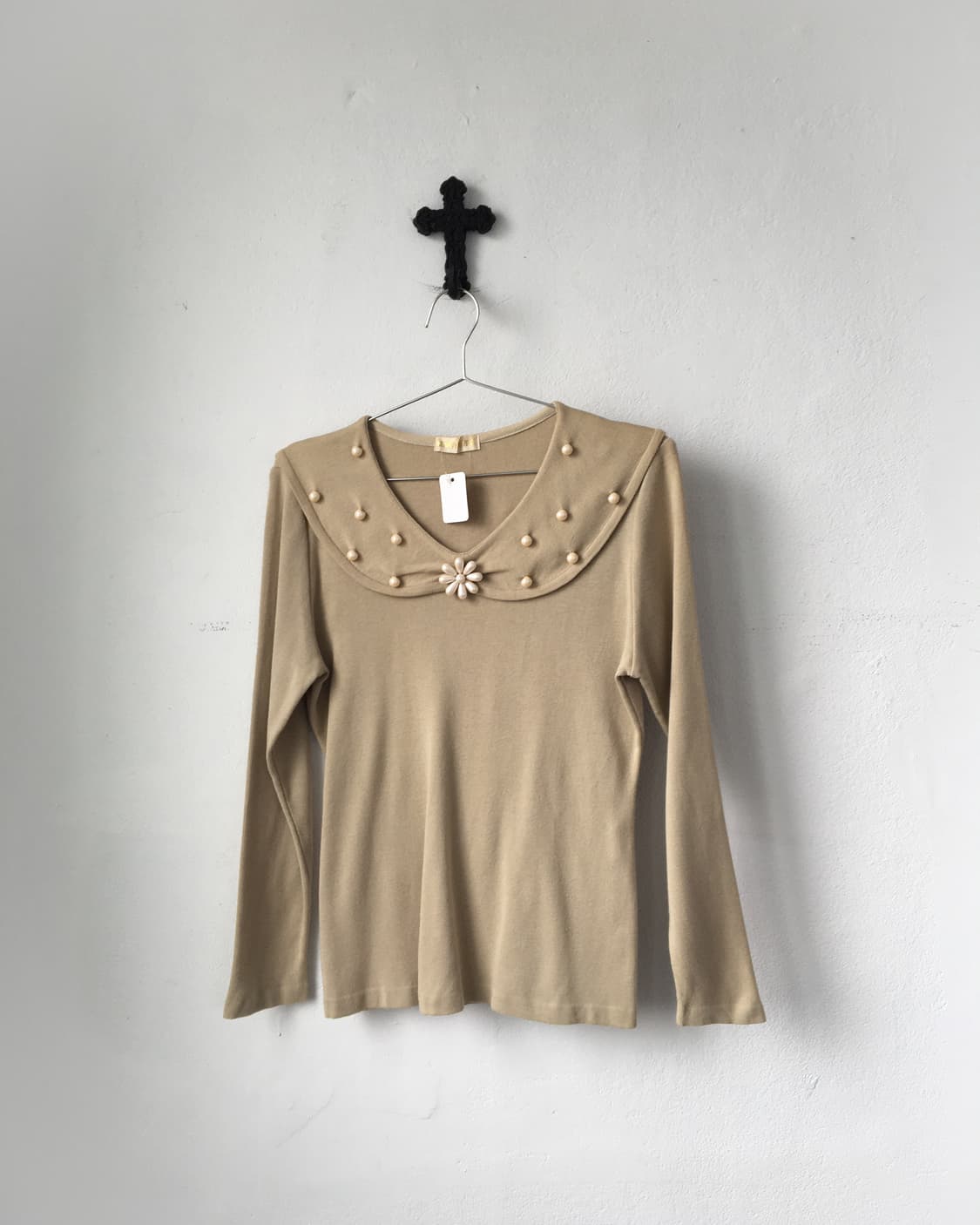 Beads collar point sleeve 상품이미지2