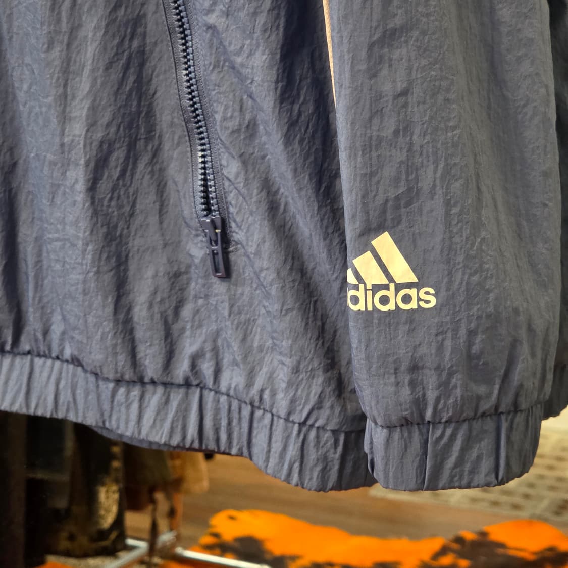 아디다스 블루 아노락 바람막이 후드 상품이미지5