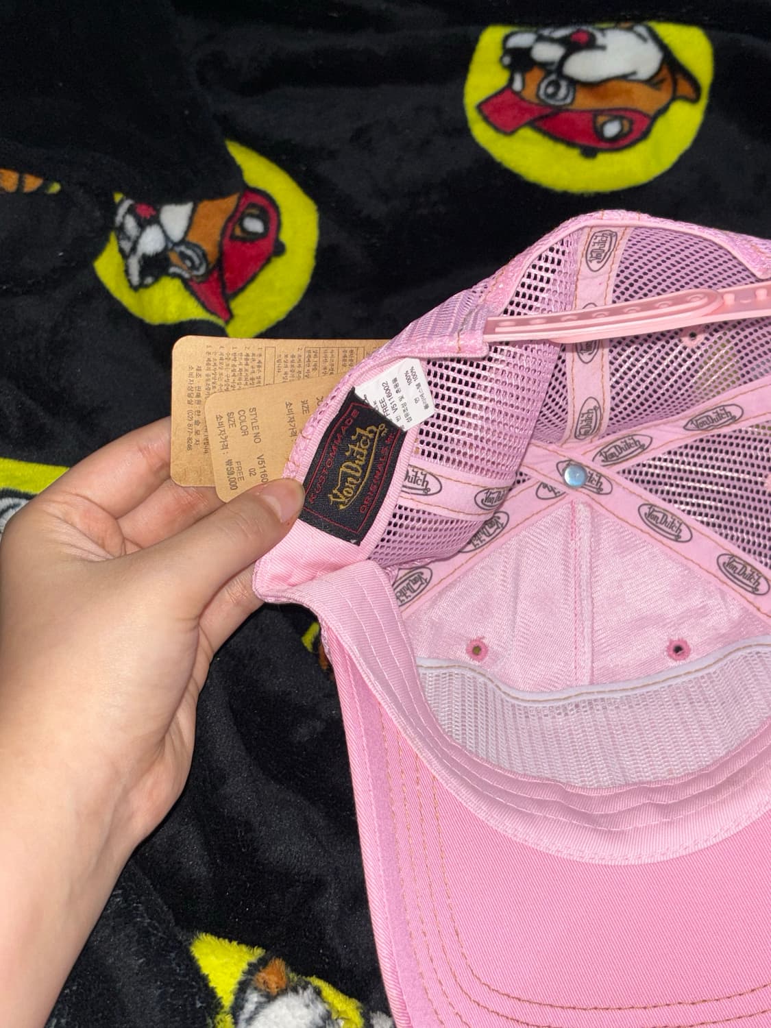 🚨연말세일🚨Von dutch pink mesh cap 상품이미지6