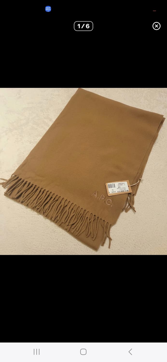 A.P.C. WOAFE M15170 카멜 머플러 상품이미지1