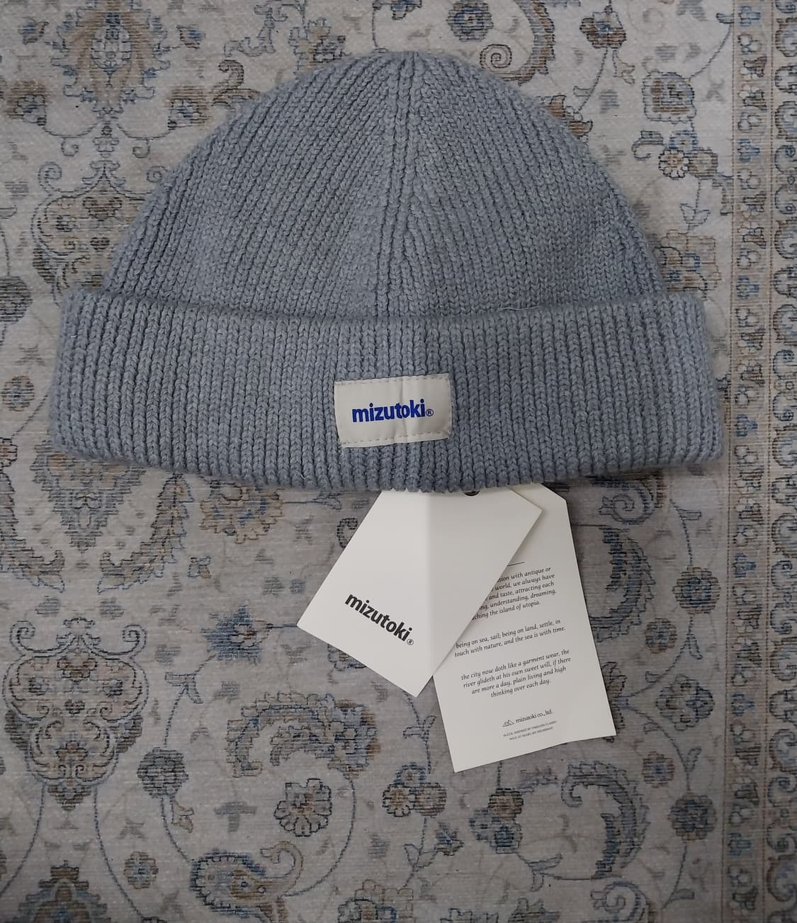 (새상품) Mizutoki 그레이 비니 상품이미지2