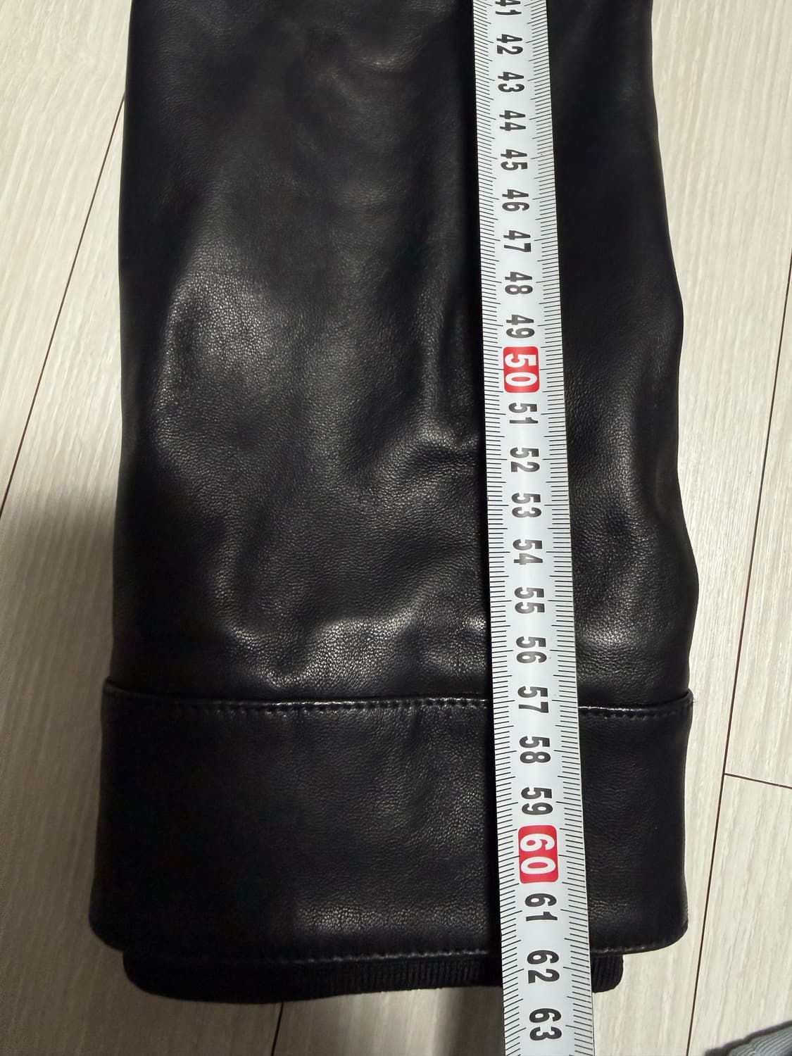 띠어리 그레인 양가죽 보머 가죽자켓 상품이미지9