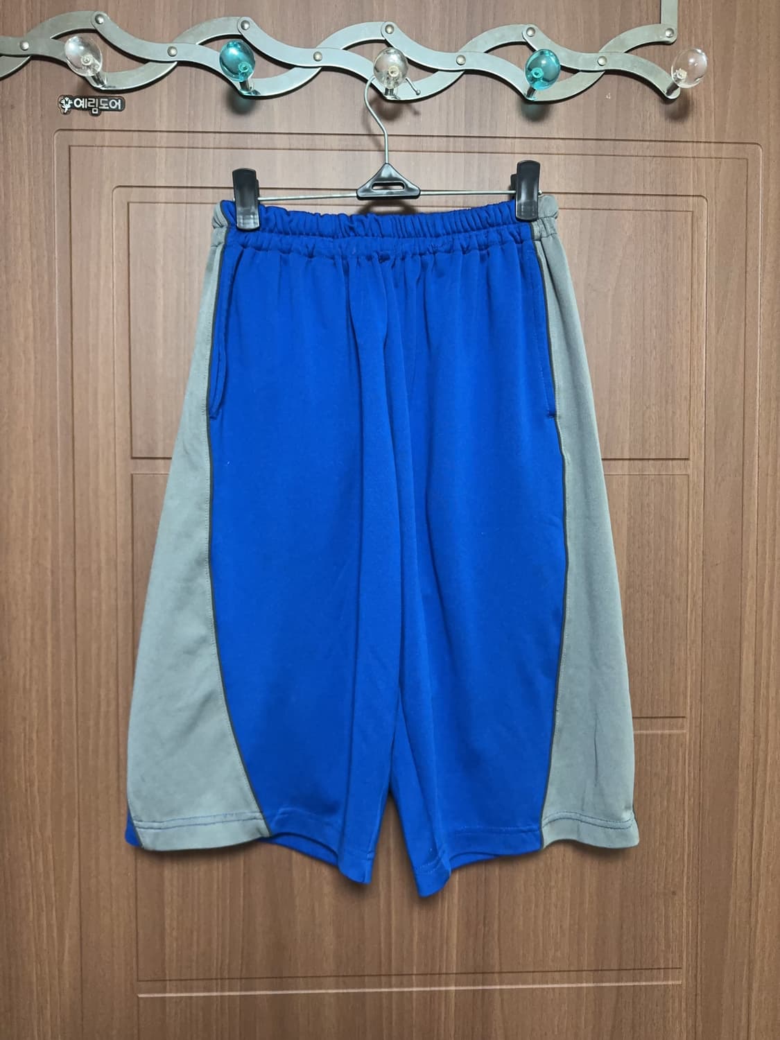 서브컬쳐 일본 빈티지 마오노스케 블루그레이 스포츠 하프 팬츠 상품이미지1