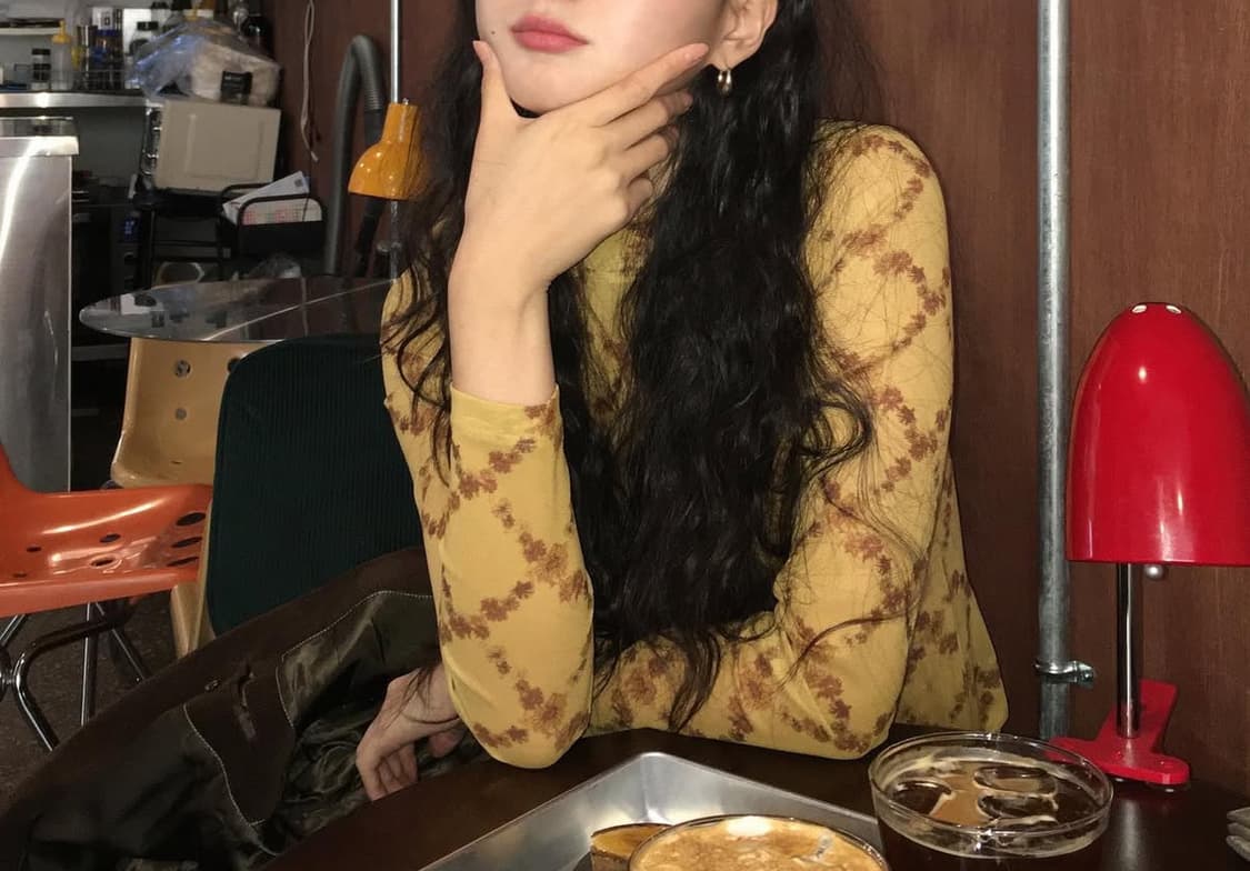 Rrace flower mesh t-shirt 레이스 플라워 메쉬 티서츠 상품이미지8