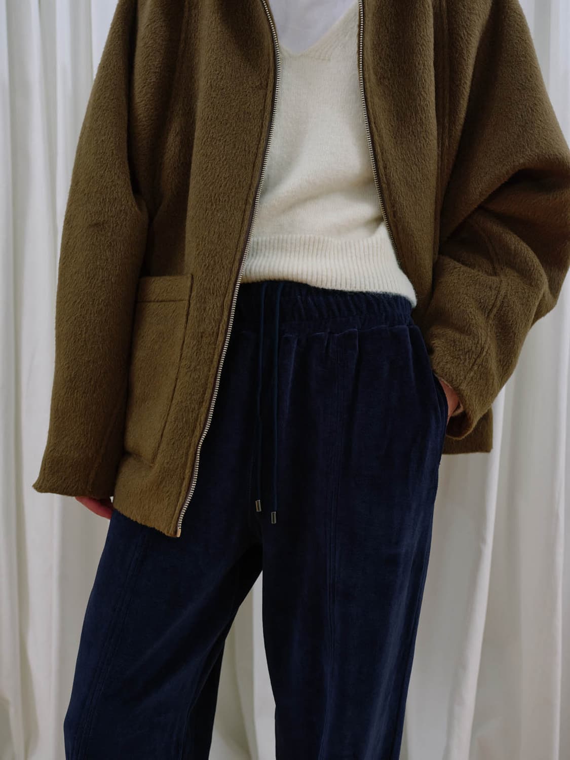 에토스 벨벳 팬츠 (새상품) 상품이미지2