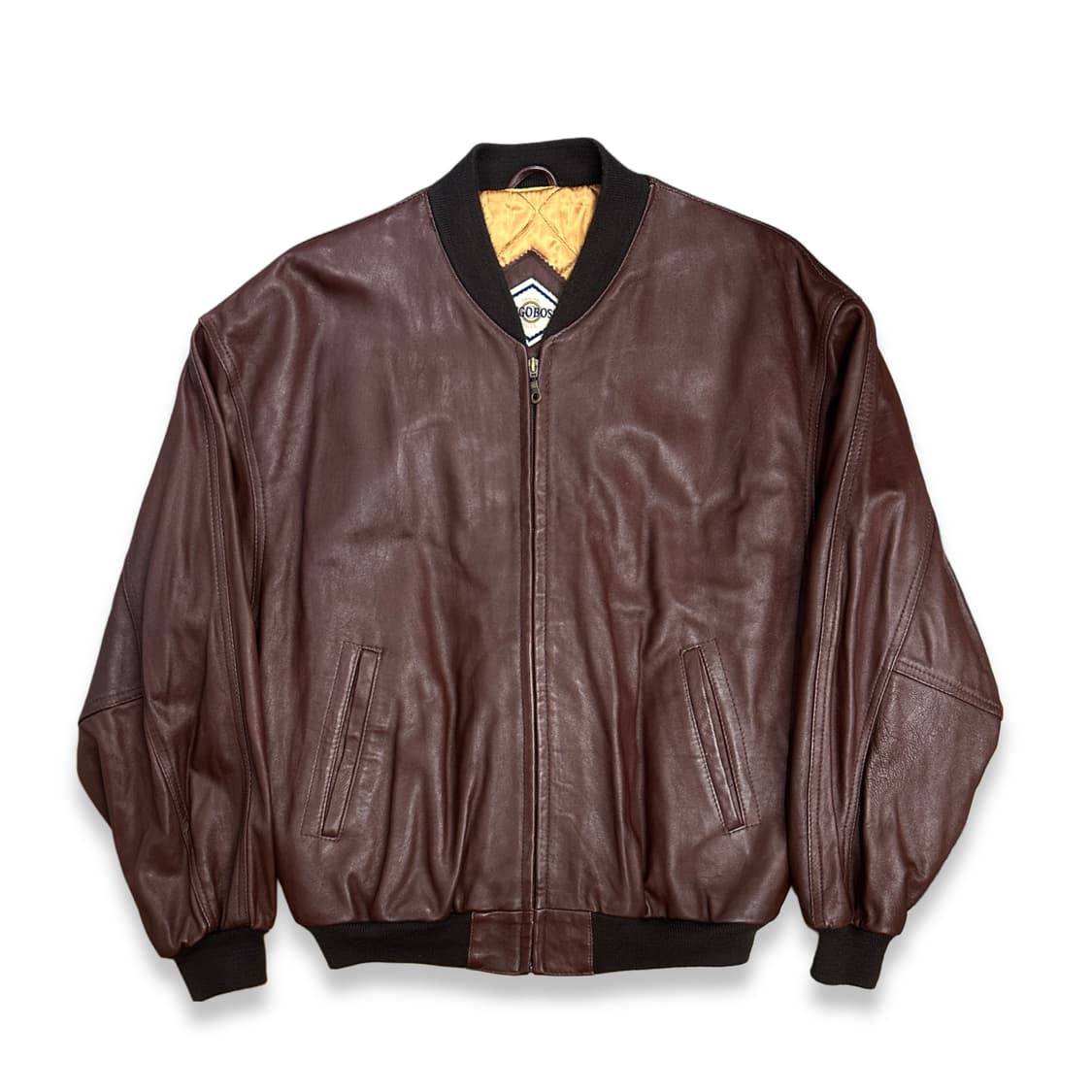 90s HUGO BOSS 레더 봄버 자켓 52 상품이미지1