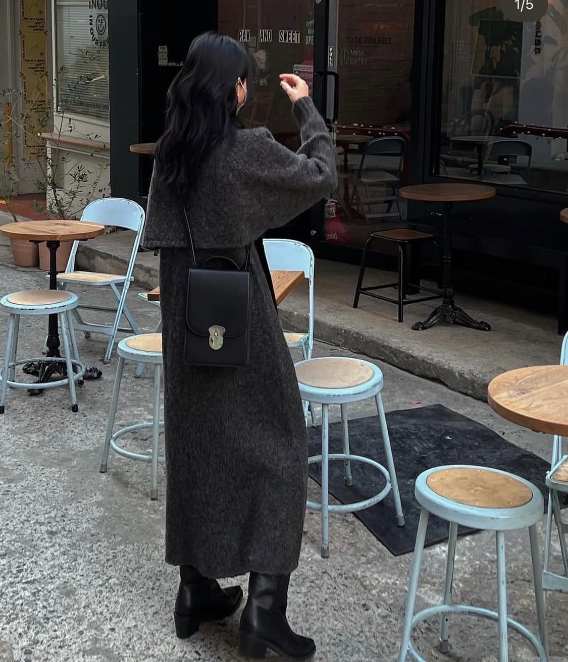 트리밍버드 원피스_블랙 상품이미지1