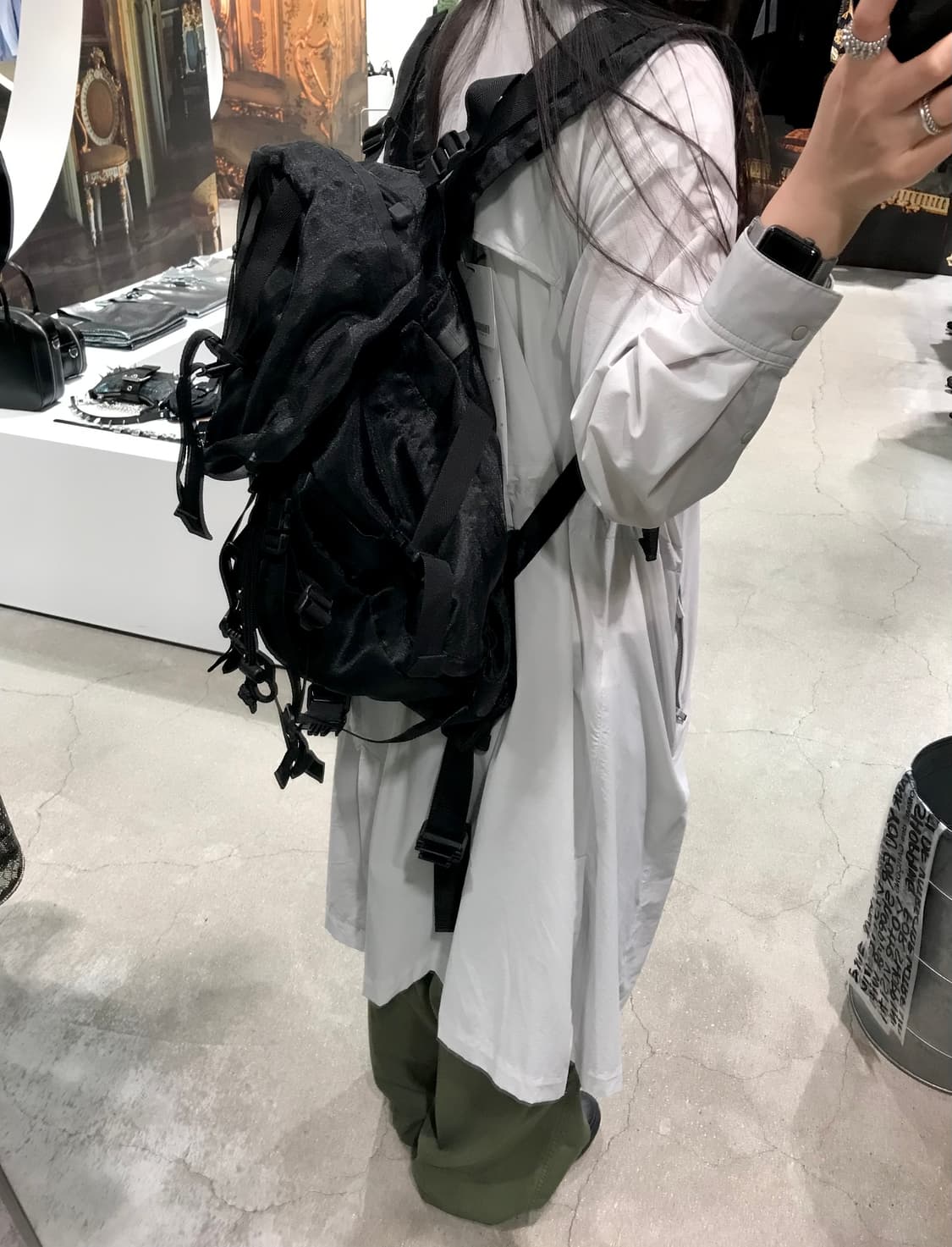 준야 와타나베 25ss 블랙 백팩 상품이미지7