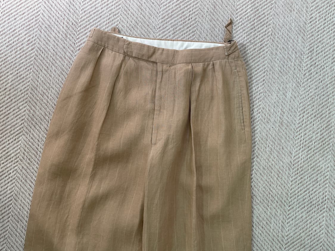 폴로랄프로렌 usa 사이드어저스트 리넨 팬츠 상품이미지4