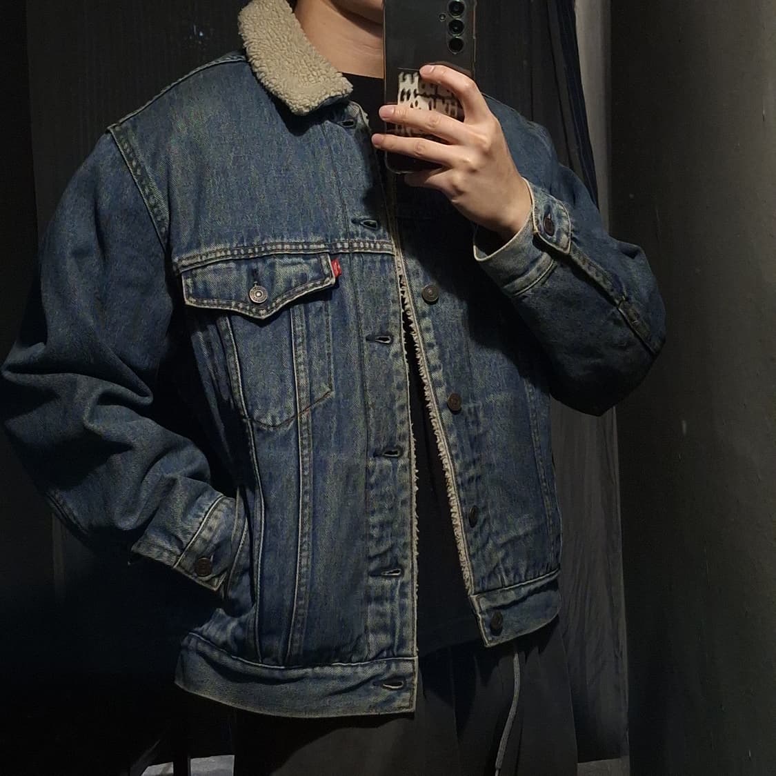 리바이스 연청 타입3 TYPE3 셰르파 쉐르파 이너플리스 데님자켓 청자켓 상품이미지1