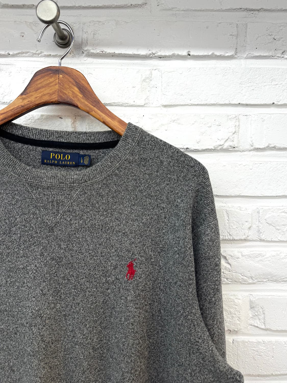 폴로 그레이 니트 상품이미지4