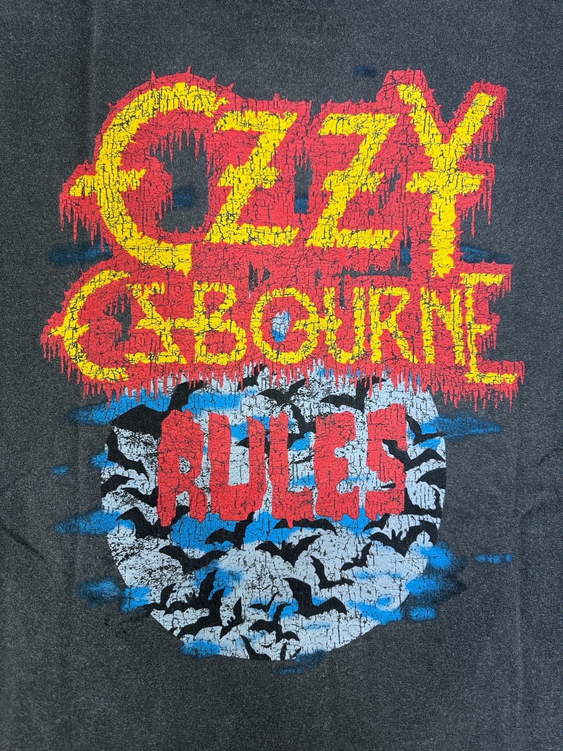 빈티지 오지오스본 OZZY OSBOURNE 1984tour 티셔츠 SM 상품이미지5