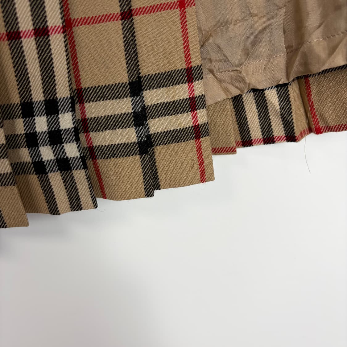 버버리 체크 랩 스커트 치마 상품이미지6