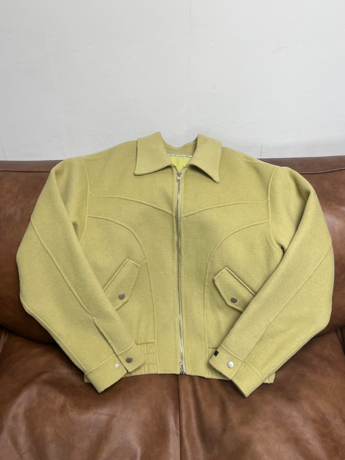 [FREE] 멘토 Mento 민트 울 자켓 상품이미지5