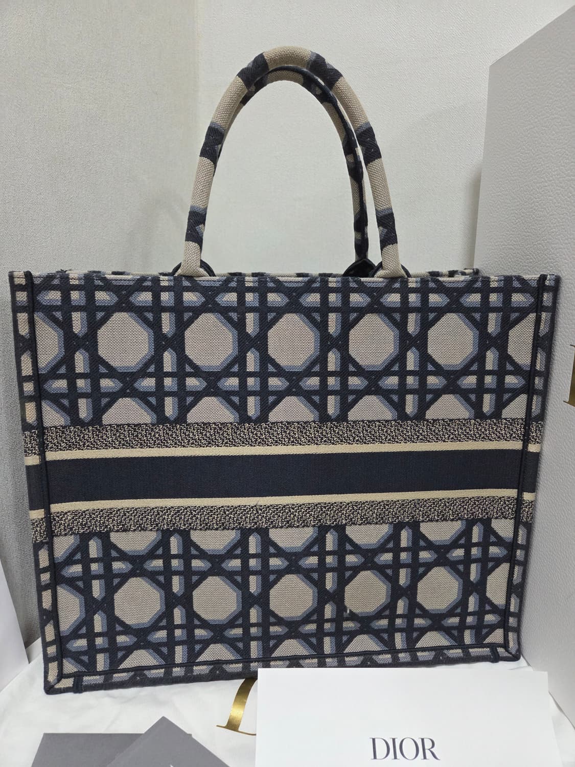 [새상품급, 한정판] 디올 오블리크 북 토트 백 L Size 상품이미지2