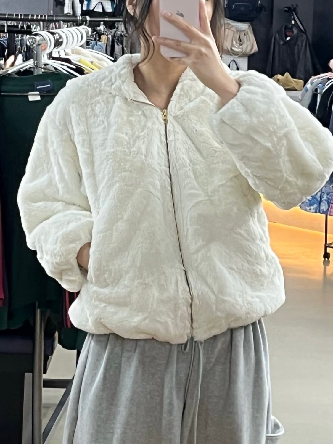 퍼 후드 집업 상품이미지2