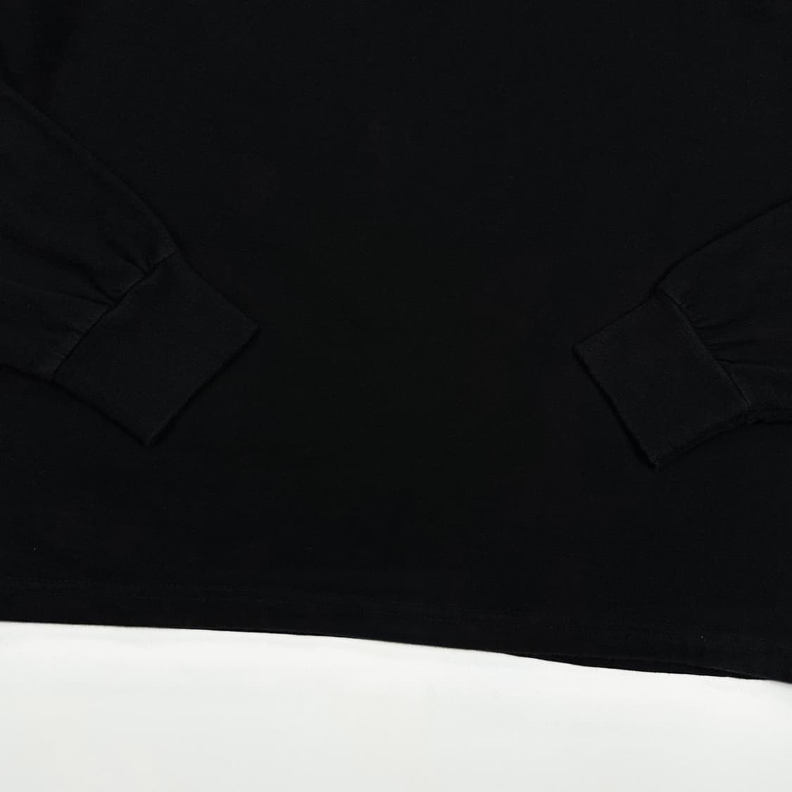 스투시 베이직 백로고 블랙 롱 슬리브 맨투맨 (M) 상품이미지5