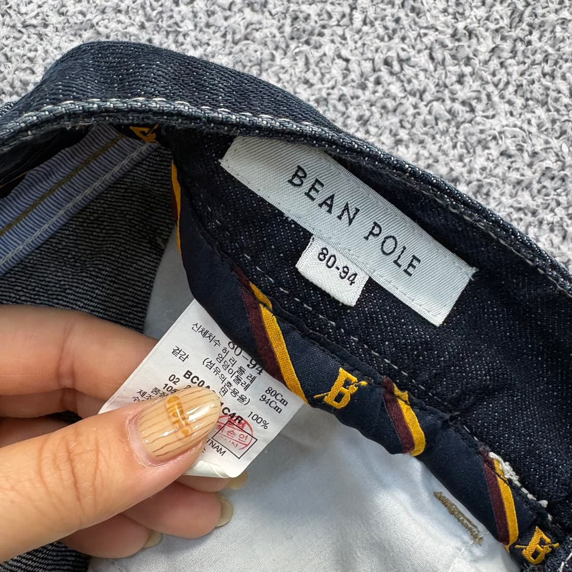 80-94 빈폴 진청 데님 팬츠 청바지 0420J 상품이미지5