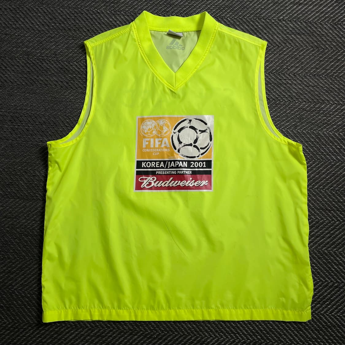 아디다스 2001 FIFA 한일 컨페더레이션스컵 형광 베스트y 4101 상품이미지2