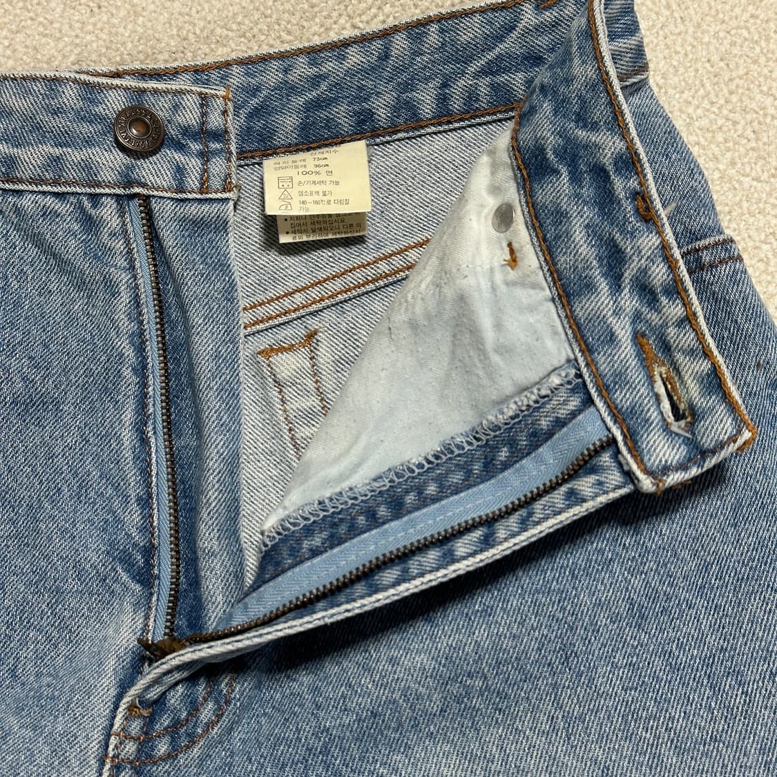 90s 리바이스 테이퍼드 데님 팬츠 상품이미지6