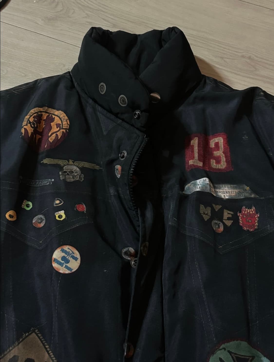 네이버후드 신슐레이트 전사 프린팅 자켓 상품이미지4