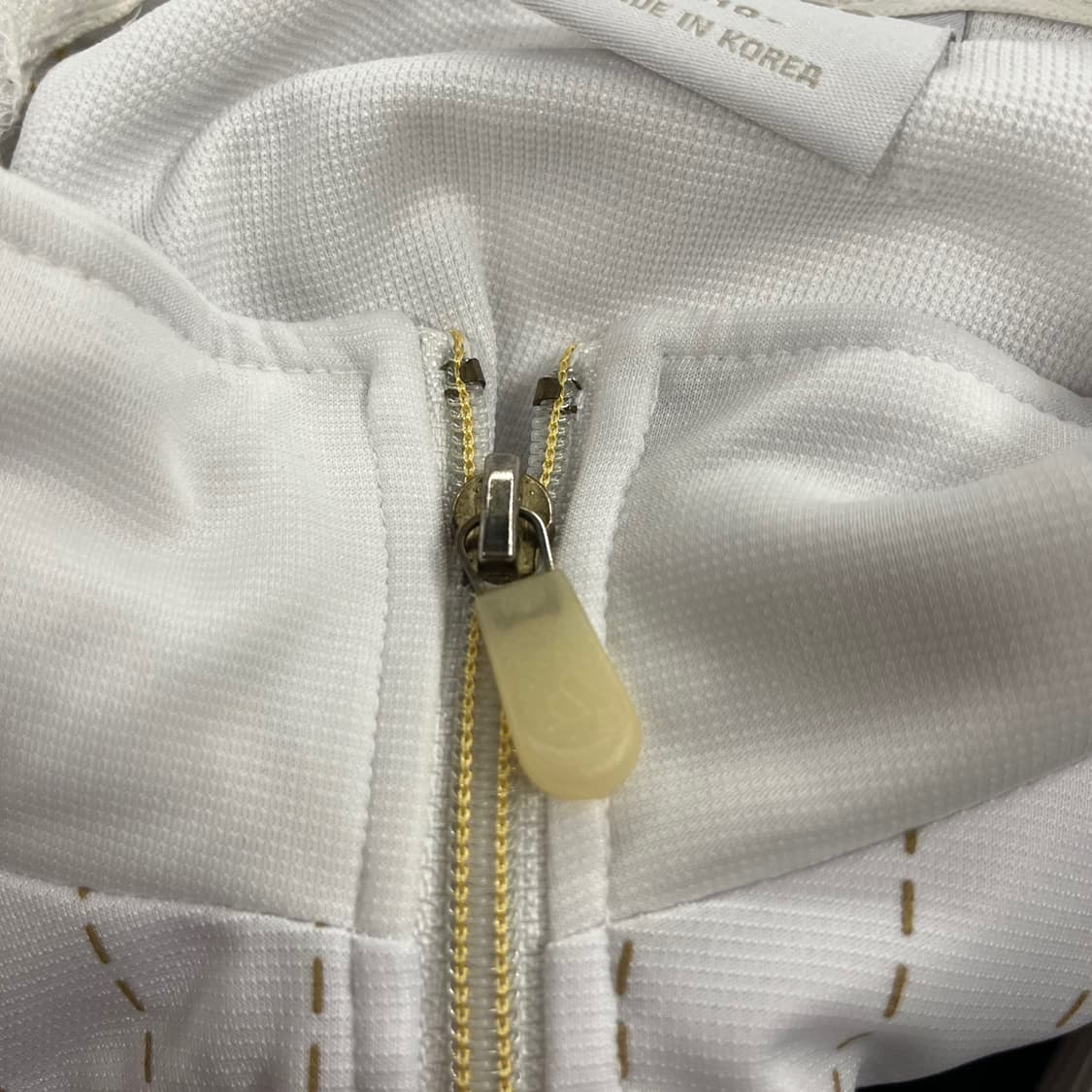 아디다스 화이트 골드 흰골 흰금 져지 트랙탑 110 상품이미지7