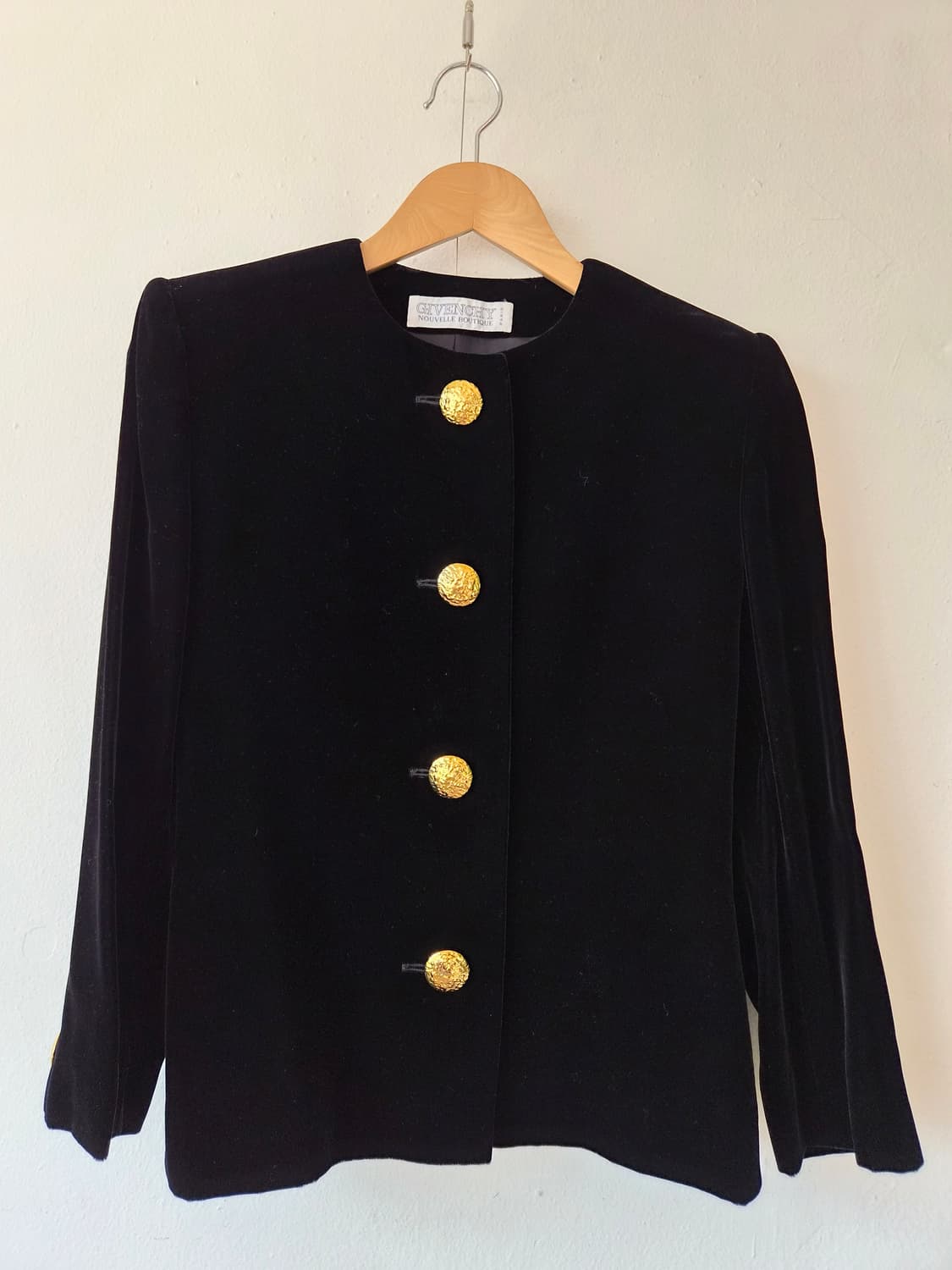 지방시 여성 벨벳노카라자켓 8사이즈 상품이미지2