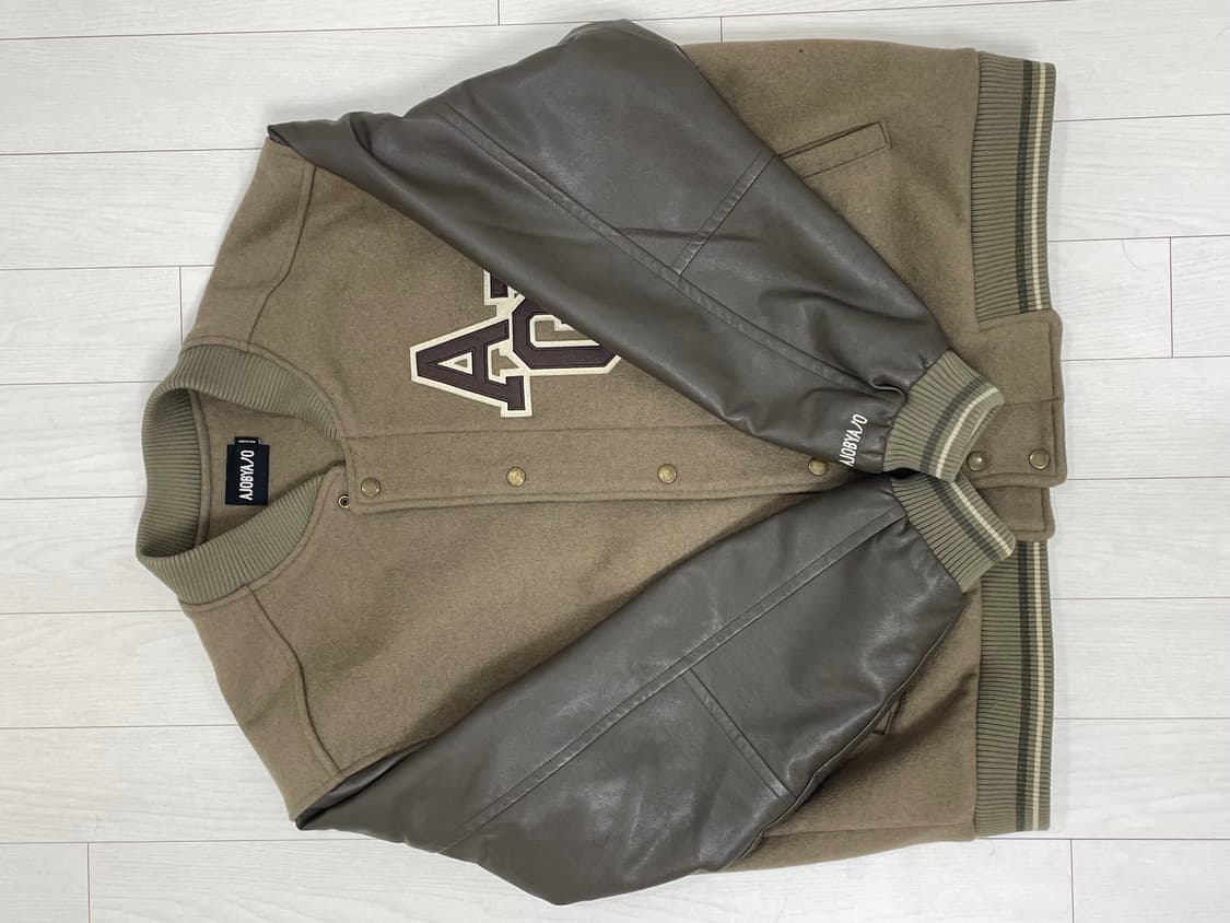 {단종제품} 아조바이아조 오버사이즈 바시티 스타디움 자켓 상품이미지3