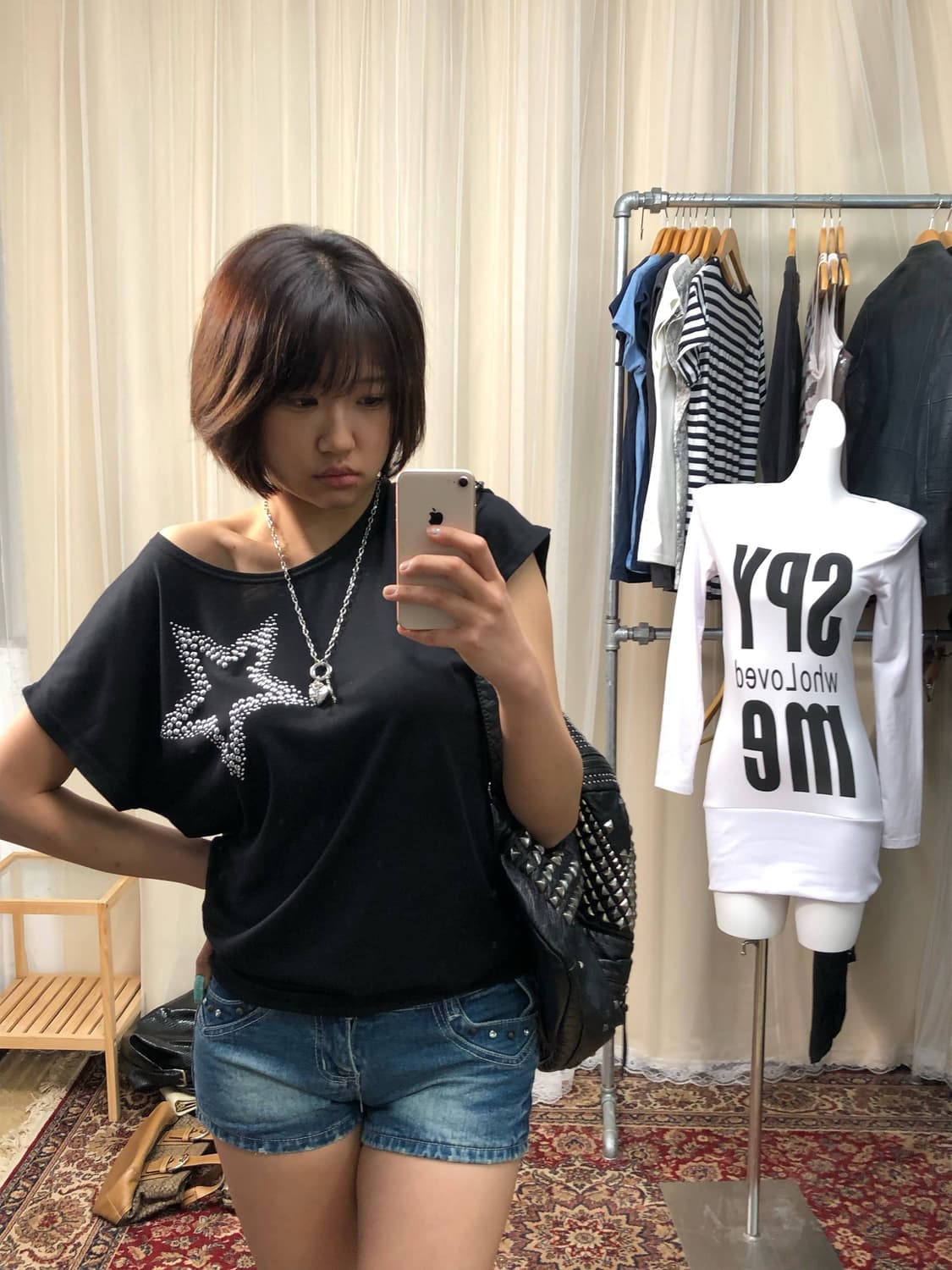  VTG 별 핫픽스 반팔 티셔츠 상품이미지6