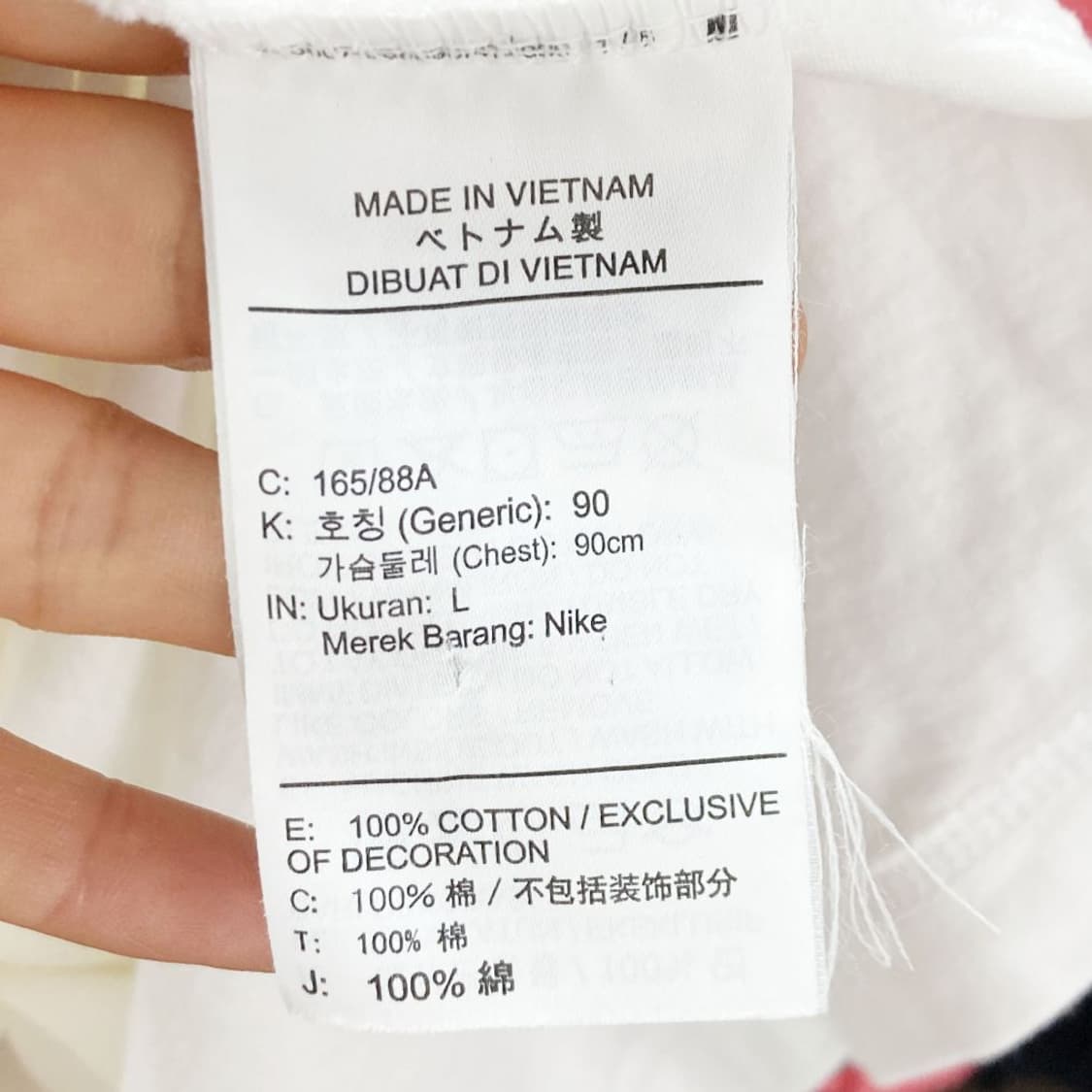 나이키 여성 에어탑 BF 숏슬리브탑 L  상품이미지5