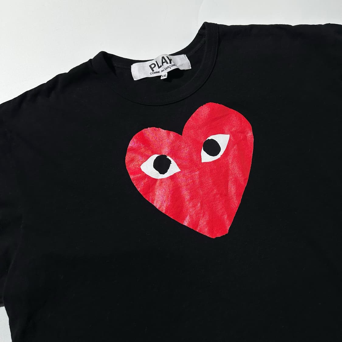 23ss 꼼데가르송 플레이 빅하트 반팔 티셔츠 상품이미지3