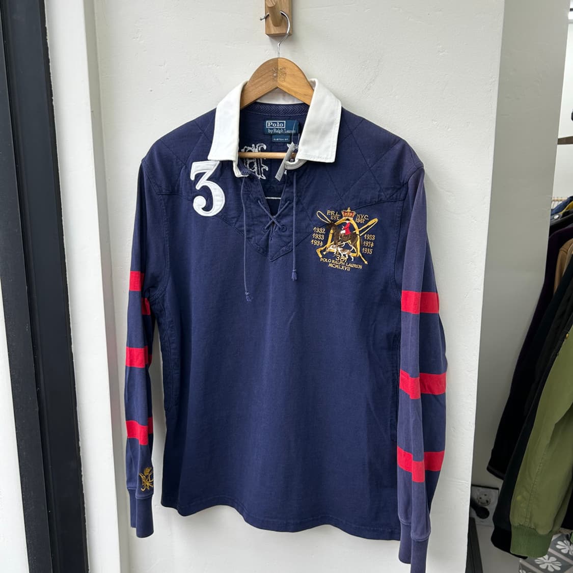 16360 - 폴로 랄프로렌 네이비 빅로고 럭비티 상품이미지2