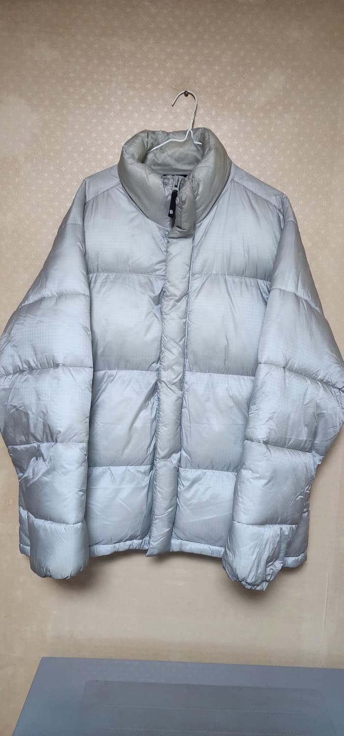 자라 남성 라이트그레이 다운패딩 점퍼L 상품이미지1