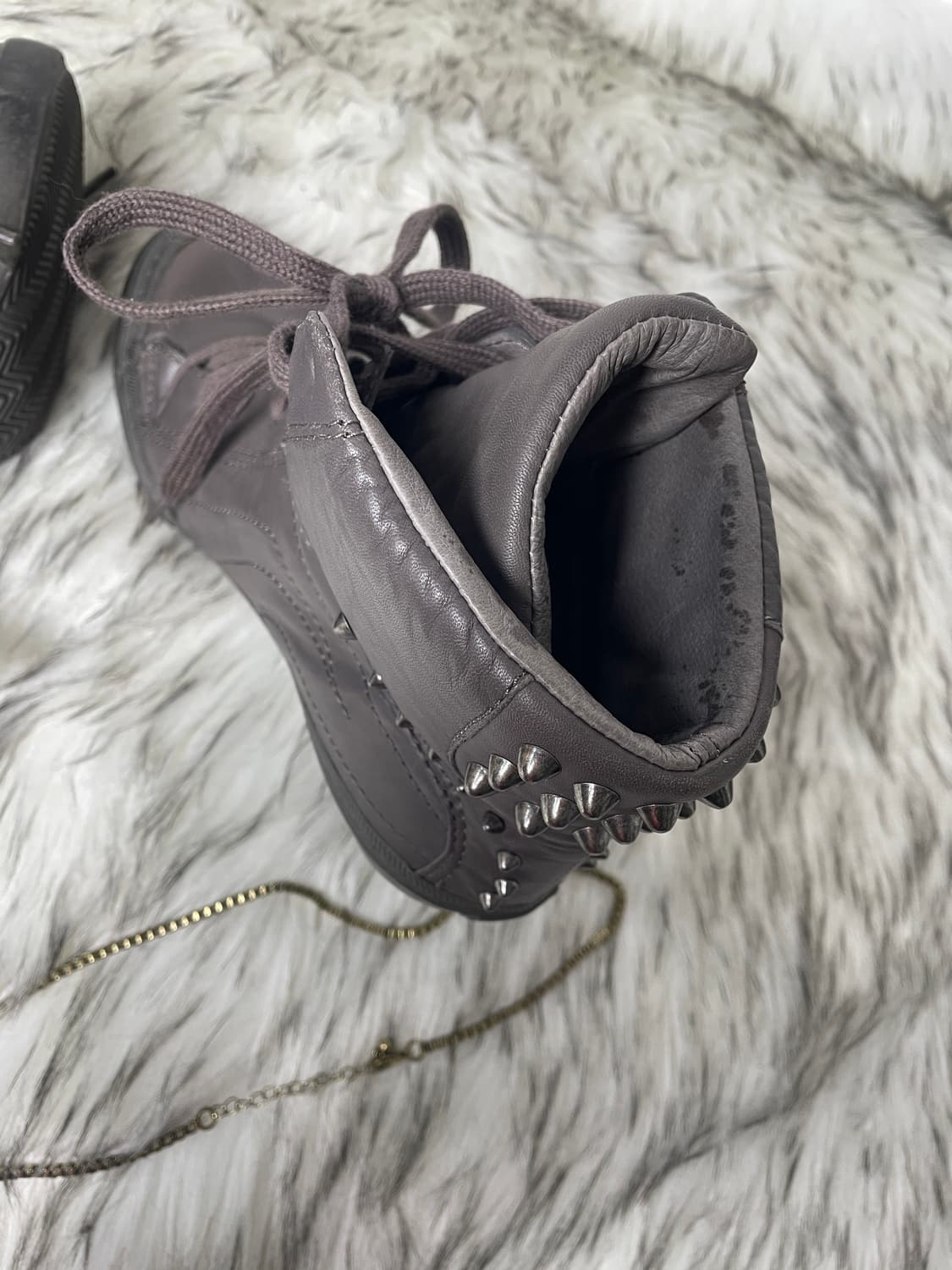 Ash 아쉬 스터드 스니커즈 부츠 힐 상품이미지4