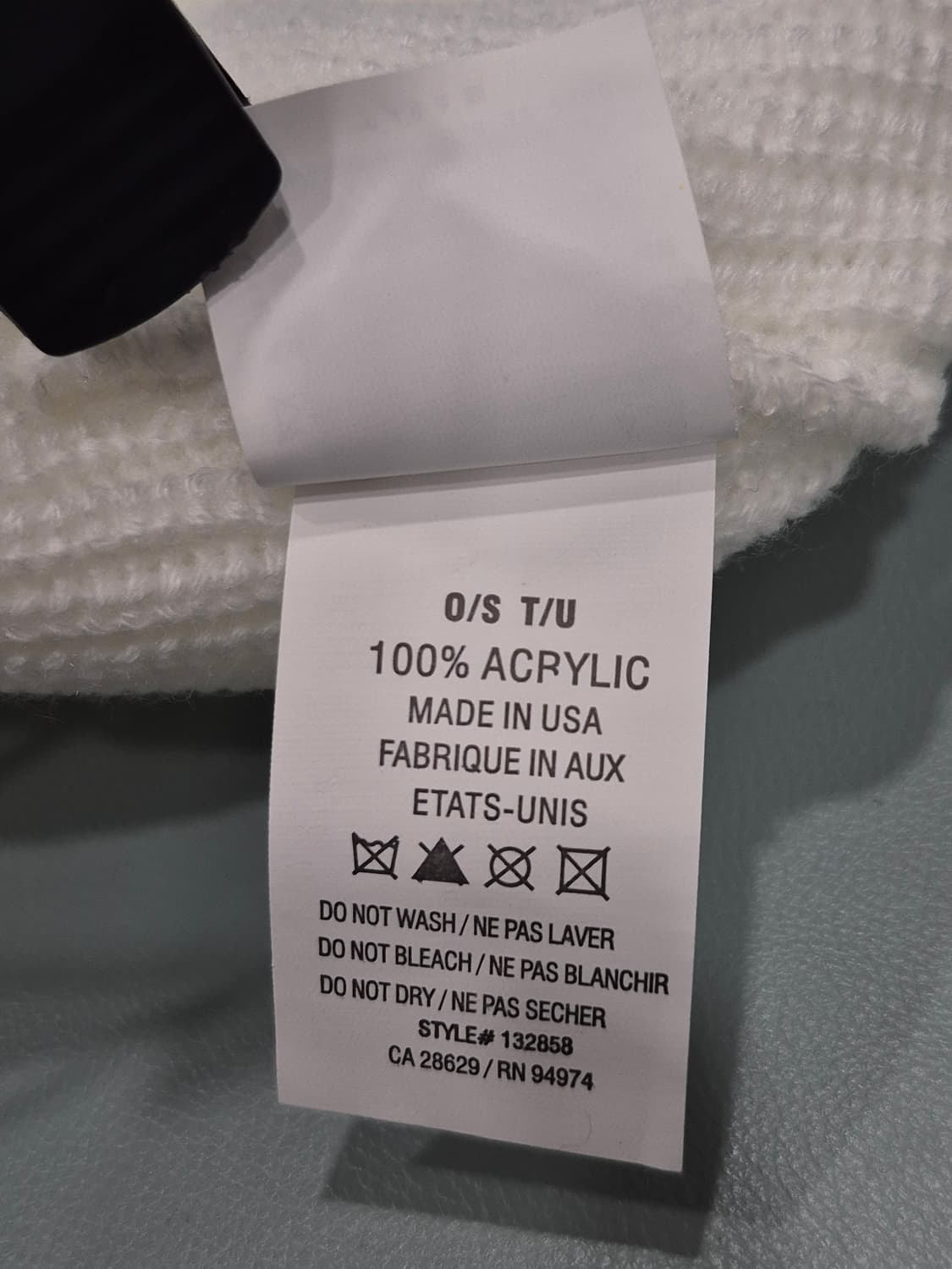 새상품 스투시 U.S.A 화이트 비니 남녀공용 프리사이즈 상품이미지9